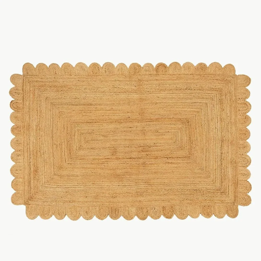 Handwoven 100% Natural Jute Rugs For Living Area,Bedroom,  5x8' (1139)